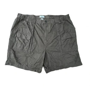 Croft and‎ Barrow 7.5 inch Cargo Shorts Classic Fit Side Elastic Waist G…